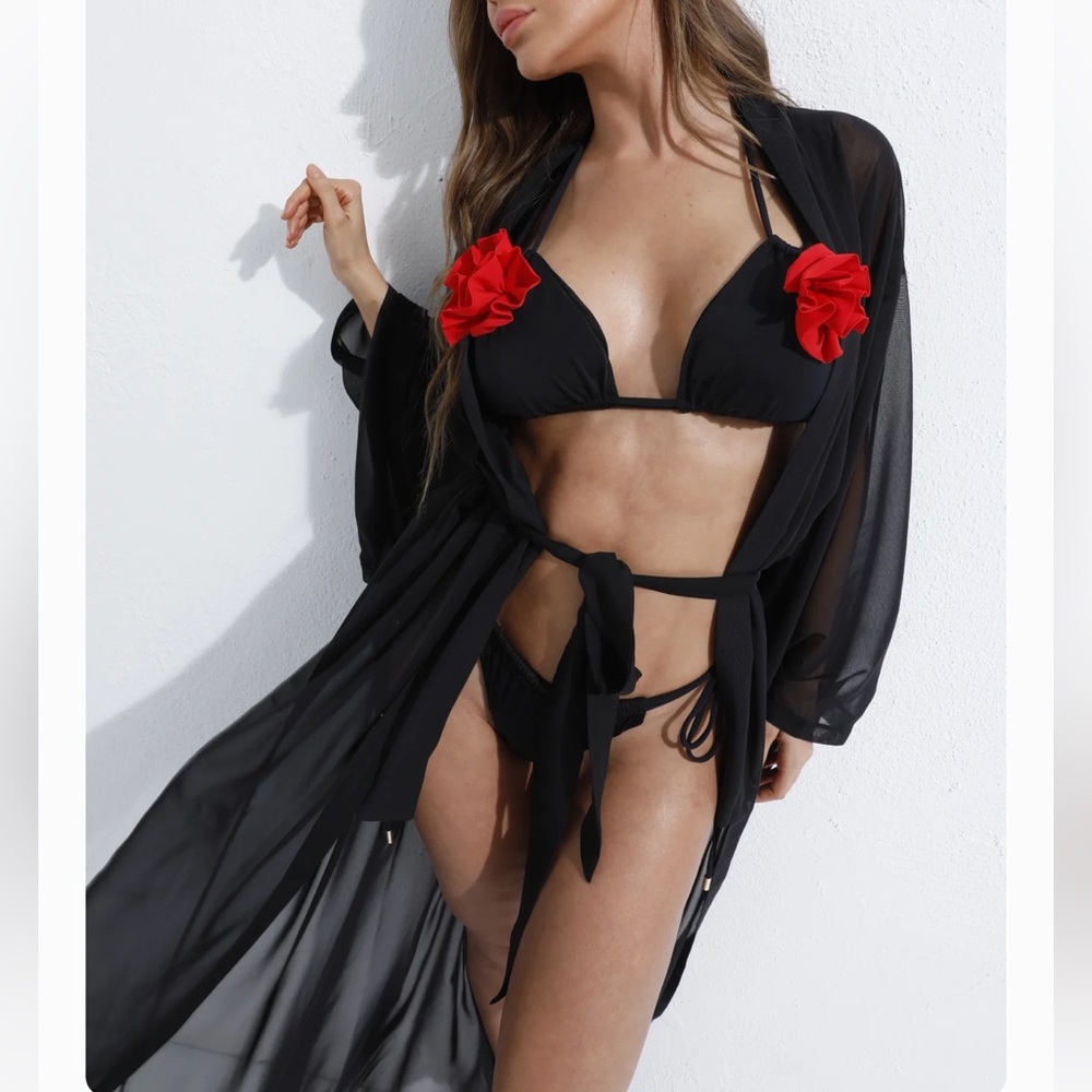 matchabyduygu blossom bikini 2 piece size M
